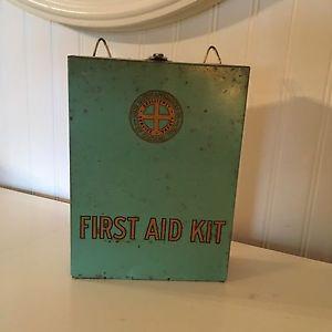 Vintage tin First Aid kit