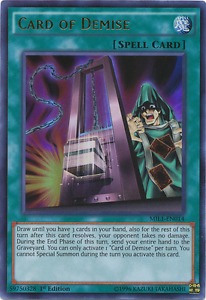 Yugioh Wanted 2-3 Card of Demise