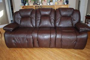 leather sofa