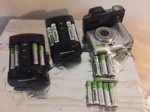 2-battery chargers AA and AAA