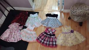 6-12 month baby girl dresses some brand new