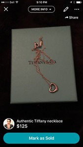 Authentic Tiffany short necklace