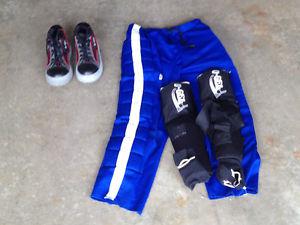BROOMBALL SHOES AND PANTS