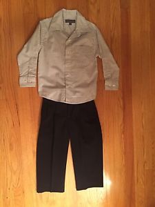 Boys size 5 dress pants and shirt