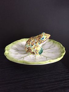 Ceramic frog plate for sale