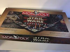 Collector edition Star Wars monopoly