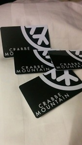Crabbe Mountain family gift cards