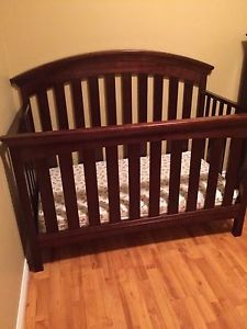 Crib, Changing Table and Mattress