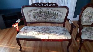 Decorative sofa and chairs