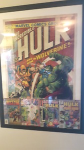 Framed hulk vrs Wolverine