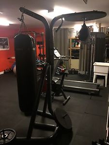 Heavy bag, speed bag and stand for sale!