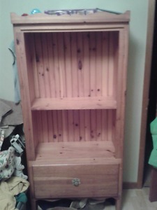 Home Made Shelving Unit Solid Wood