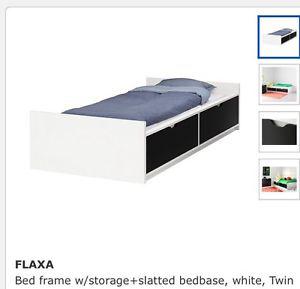 Ikea bed with storage