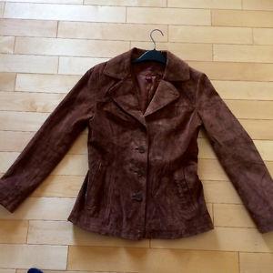 Light brown suede jacket