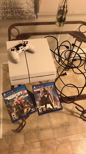 Mint Condition White Ps4 + Games