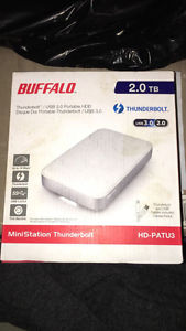 NEW Buffalo 2.0 TB portable Hard drive REG$