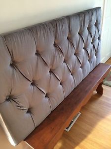 New never used stunning Queen upholstered Headboard!