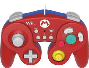 Nintendo Wii U console and super Mario edition controllers