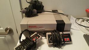 Original Nintendo NES Console With 2 Controllers