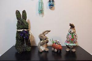 Rabbits and dove decorations