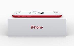 Red iPhone 7 plus 128gb