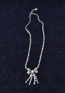 Retro, beautiful rhinestone necklace