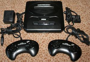 Sega Genesis, 2 Controllers & Games