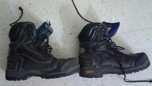 Steel toe boots men's size 11