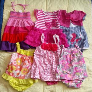 Summer dresses for baby girl (12 months)