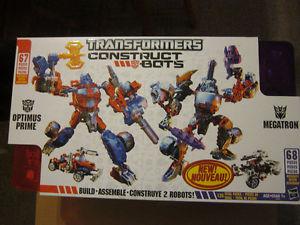 Transformers Construct-a-bot Optimus Prime and Megatron Set