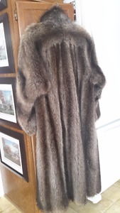 Warm fur coat