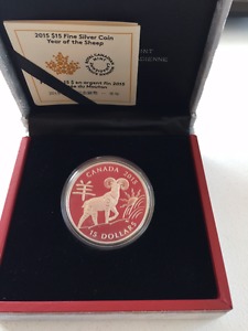 Year of the sheep coin