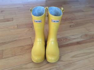 Yellow Short Hunter Boots