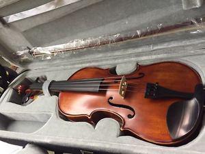 Zev Full Size Violin Outfit with case and bow