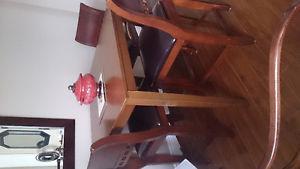 ashley pub style solid wood table 3 chairs 275