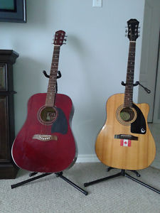 2 Guitars for sale Epihone and Oscar Schmitt