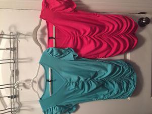 2 Maternity shirts