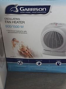 2 brand new oscillating fan heaters