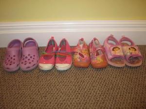 4 pairs of shoes