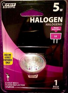 6 Volt MR11 Flood Reflector Halogen Bulb In Pack
