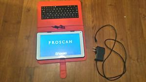 9 inch proscan tablet with accessories