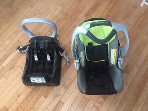Baby Trends car seat and ez lock base.