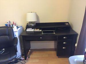 Black desk