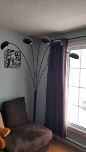 Black spider lamp