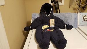 Boy's 1-Piece Snowsuit - 3 Months - New with Tags