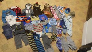 Boys 3-6mth clothes $25 for the whole box full.