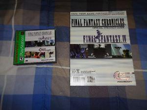 Final Fantasy Chronicles for PSOne with Game Guide - $50.