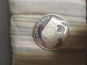 Fine silver coin