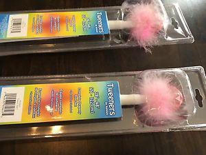 Fluffy ended curtain rods or princess rods!!!