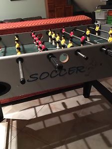 Foosball table.